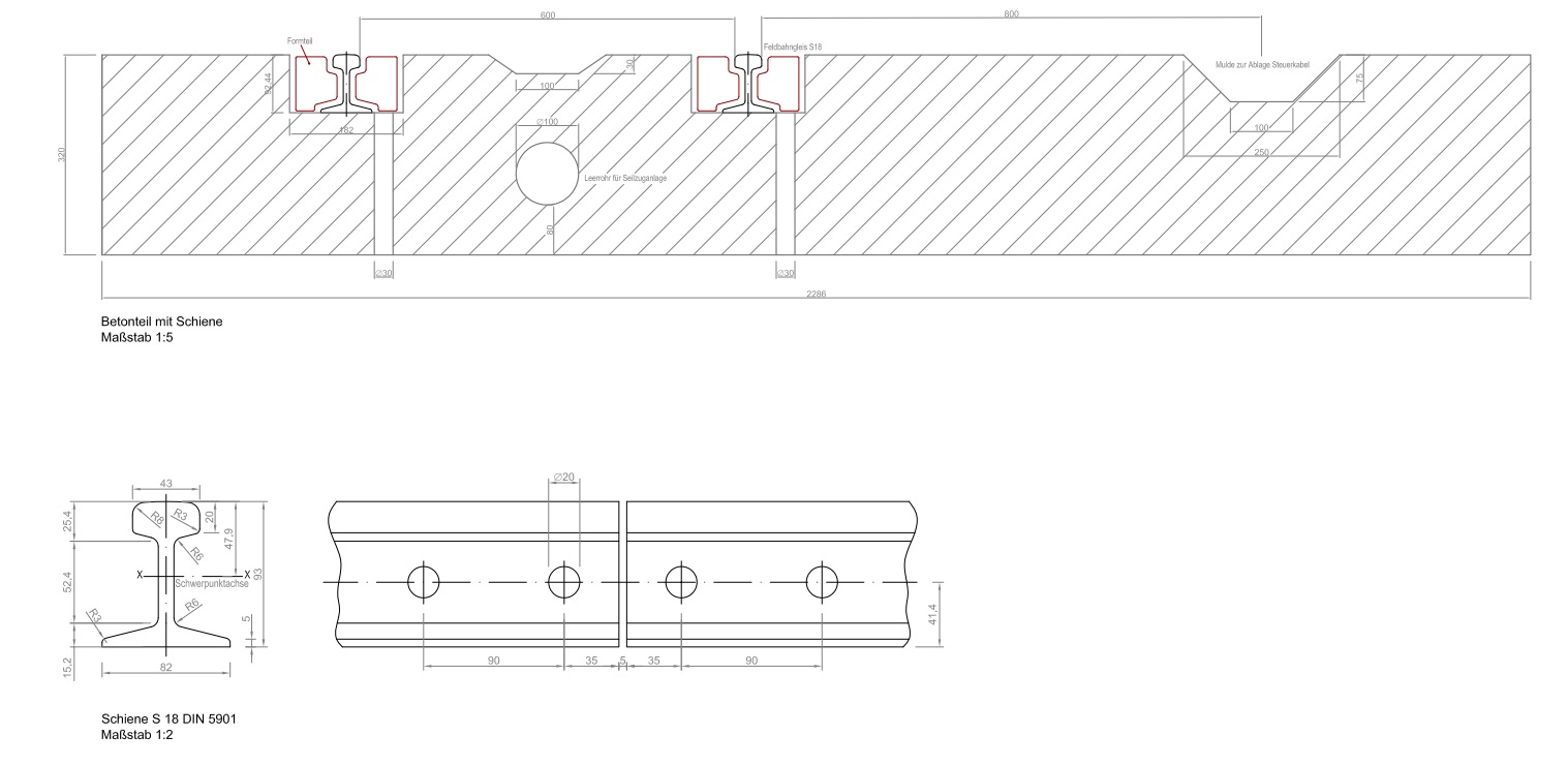 IFE Ingenieurbüro für Elektrotechnik GmbH - Ingenieurbüro / Fachplanungsbüro - Projekte - Referenzen - Grundriss Schiene